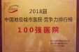 为我院点赞！连续三年跻身“中国医院竞争力·地级城市医院100强”榜单