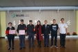 我院保安与管理处员工及时灭火除事故