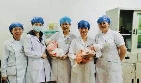 点赞“送子观音”｜试管助孕龙凤胎到茂医报喜